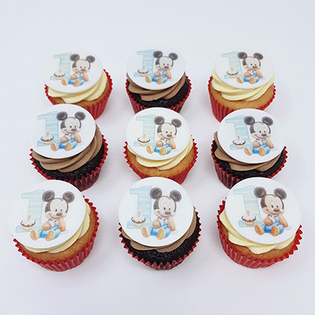 Cupcakes s mickey mousem