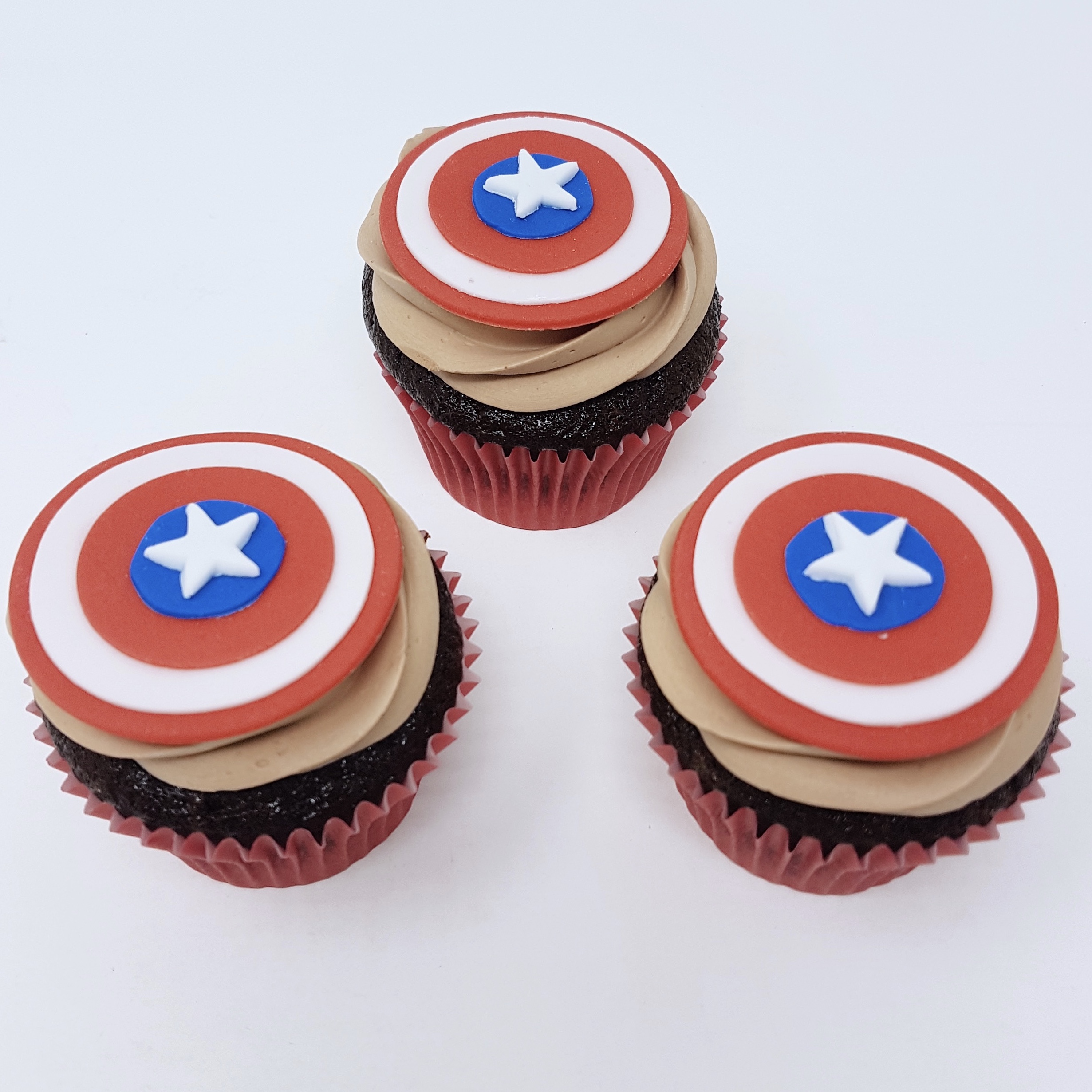 Tematicke cupcakes avengers