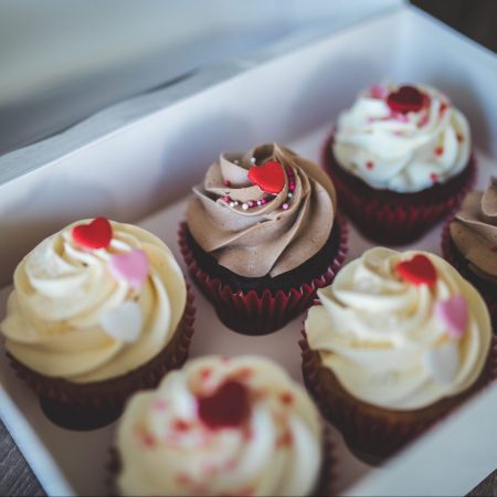 Valentýnský cupcake box (6ks)